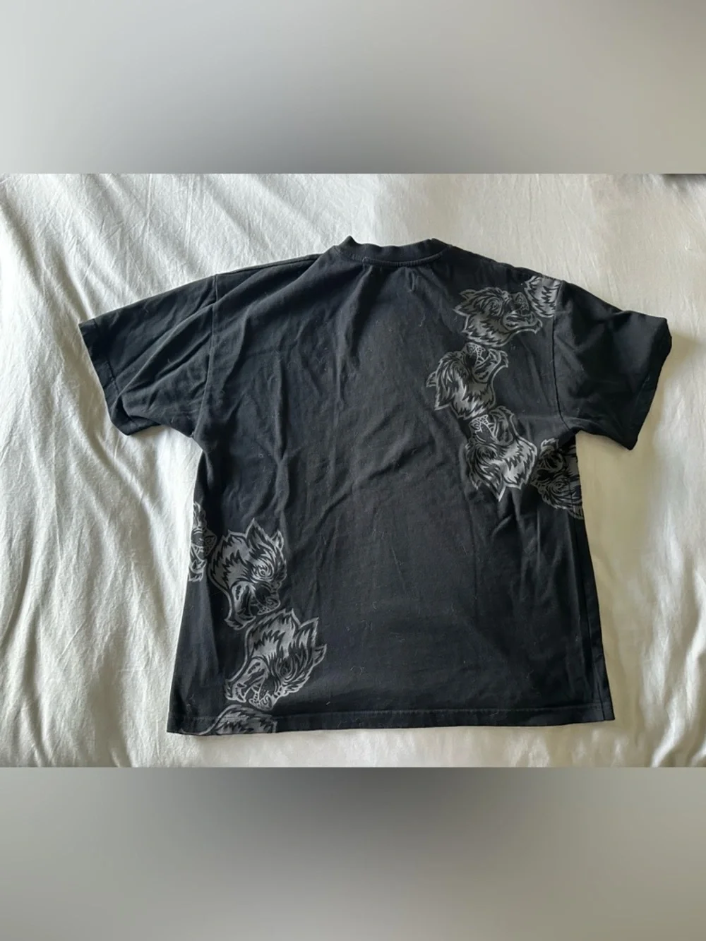 Mens Darc Sport Surrounded By Family "Premium" Oversized Tee - Black Size Large - Picture 5 of 5
